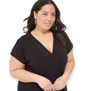 Lane Bryant  Black Plus Size Top